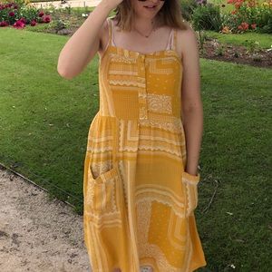 Yellow Knox Rose Sundress